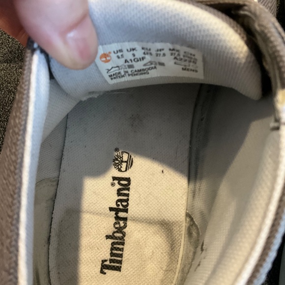 EUC Timberland Davis Square Chukka Sneakers Gray Size 9.5 main image 4